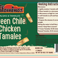 Green Chile Chicken Tamales